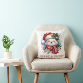 Merry & Bright Christmas Bear Cushion  Kussen (Stoel)