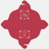 Merry & Bright Christmas Bedankdoosjes (Ongevouwen)