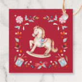 Merry & Bright Christmas  Bedankjes Labels (Achterkant)