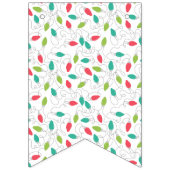 Merry + Bright Christmas Bunting Banner (Eerste vlag)