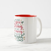 Merry & Bright Christmas Coffee Mok Design (Voorkant rechts)
