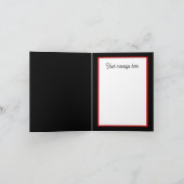 Merry Bright Christmas Gnome Feestdagen Kaart (Binnen)