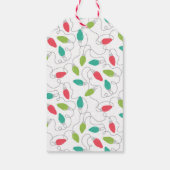 Merry & Bright Christmas Lights Gift Label Cadeaulabel (Achterkant)