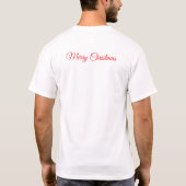 Merry & Bright Christmas Mannen-T-shirts T-shirt (Achterkant)