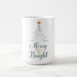 Merry & Bright Christmas Mug Koffiemok