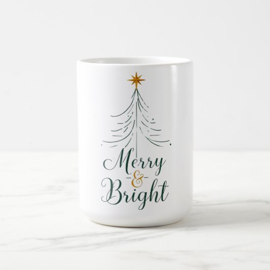 Merry & Bright Christmas Mug Koffiemok (Center)