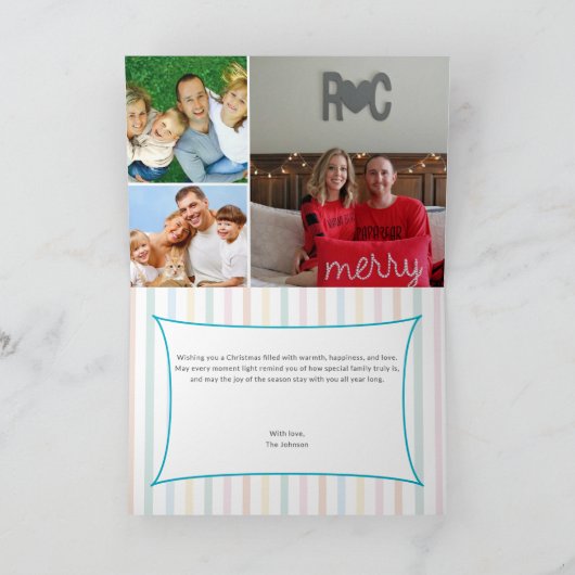 Merry & Bright Christmas Photo (Binnen)