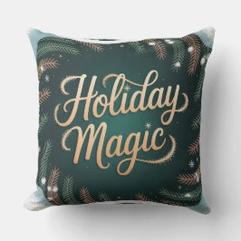 Merry & Bright Christmas Throw Pillow  Kussen