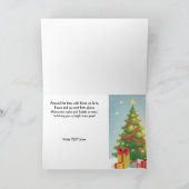 Merry & Bright Christmas Wishes Kaart (Binnen)