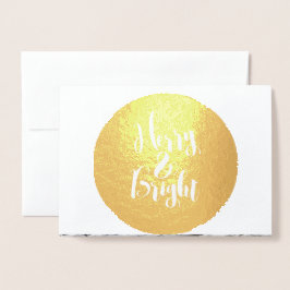 Merry & Bright Classic Snowflakes Fotothema Folie Kaarten