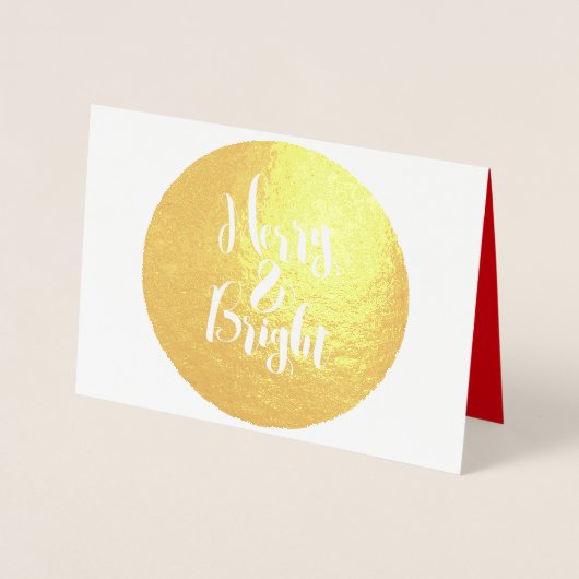 Merry & Bright Classic Snowflakes Fotothema Folie Kaarten (Voorkant)