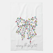 Merry & Bright Coquette Kerstlichten Boog Theedoek (Verticaal)