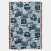 Merry & Bright Deken (Voorkant Verticaal)