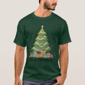 Merry & Bright Festive Design T-shirt (Voorkant)