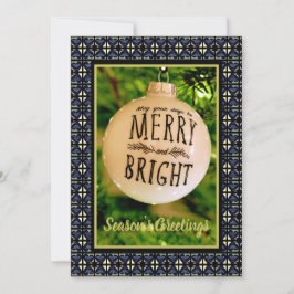 Merry & Bright Flat Vakantie Kaart