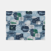 Merry & Bright Fleece Deken (Voorkant (Horizontaal))