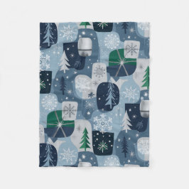 Merry & Bright Fleece Deken