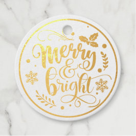 Merry & Bright Folie Favor Tags