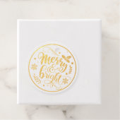 Merry & Bright Folie Favor Tags (Met doos)