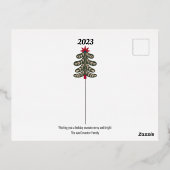 Merry & Bright Folie Feestdagen Briefkaart (Achterkant)