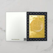 Merry & Bright Folie Feestdagenkaart (Buiten Laag)