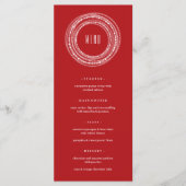 Merry & Bright Fonkelende Lichtjes Chique Kerstfee Menu (Voorkant)