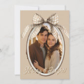 Merry & Bright Foto Kerstmis Feestdagenkaart (Voorkant)