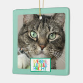 Merry & Bright Foto Ornament (Links)
