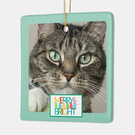 Merry & Bright Foto Ornament (Links)