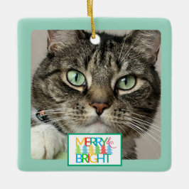 Merry & Bright Foto Ornament