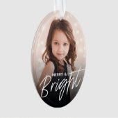 Merry & Bright | Fotovakantie Ornament (voorkant)