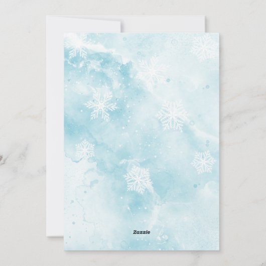 Merry & Bright Fun Penguin Kerstmis Feestdagenkaart (Achterkant)