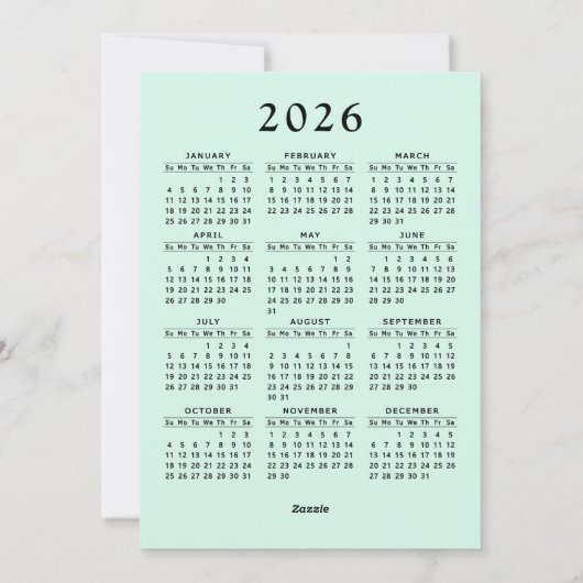 Merry & Bright Fun Penguin Pink Mint Kerstmis Feestdagenkaart (Achterkant)