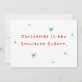 Merry & Bright Fun Pine Stijlvolle Kerst Kaarten (Achterkant)