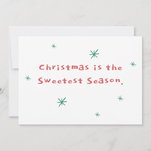 Merry & Bright Fun Pine Stijlvolle Kerst Kaarten (Achterkant)