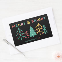 Merry & Bright Fun Pine Stijlvolle Kerstmis Zwart