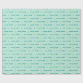 Merry + Bright Gift Wrap Cadeaupapier (Vlak)