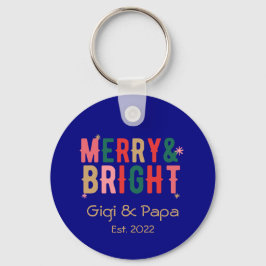 Merry & Bright Gigi & Papa Cadeaubestelling Oma en Sleutelhanger