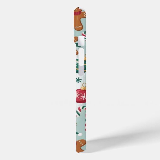 Merry & Bright Gingerbread Man iPhone / iPad hoesj Case-Mate iPhone Case (Achterkant / Links)