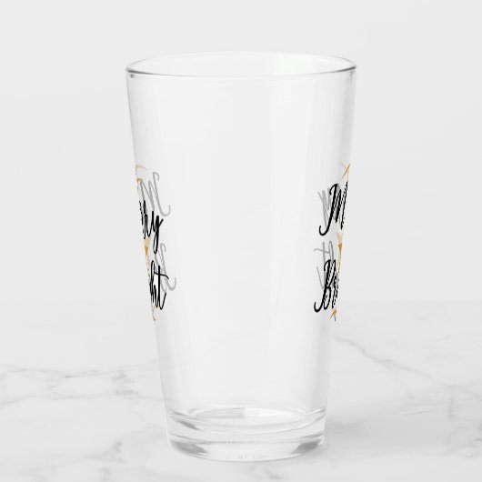 Merry & Bright Glas (Links)