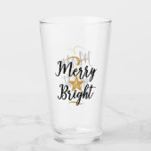 Merry & Bright Glas (Voorkant)
