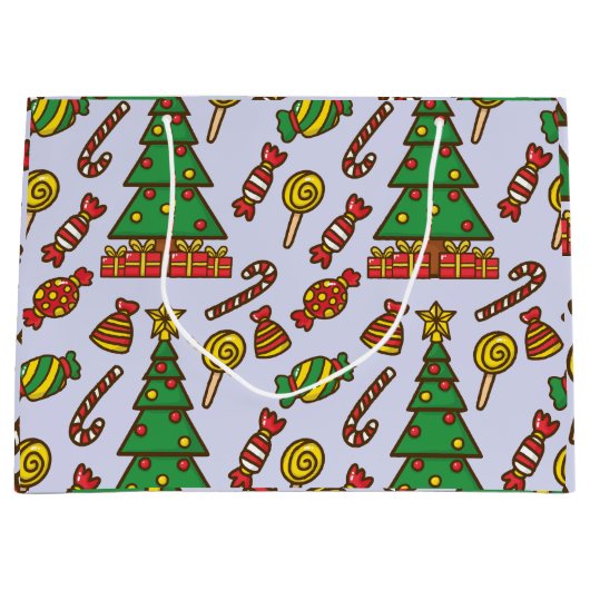 Merry & Bright Groot Cadeauzakje (Voorkant)