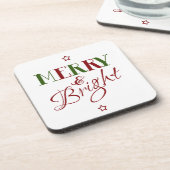 Merry & Bright Holiday Onderzetters (Linkerzijde)