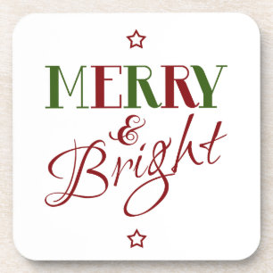 Merry & Bright Holiday Onderzetters