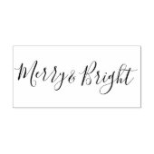 Merry & Bright Holiday Rubber Stamp Rubberstempel (Afrduk)