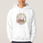 Merry & Bright Hot Cocoa Christmas Mug Design Hoodie (Voorkant)
