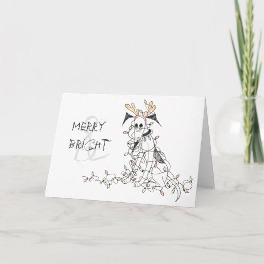 Merry & Bright Kaart (Voorkant)