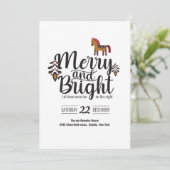 Merry & Bright Kaart (Staand voorkant)