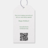 Merry & Bright Kerst Pop Door Cadeaulabel (Achterkant)