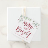 Merry & Bright | Kerstcadeautags Bedankjes Labels (In situ)